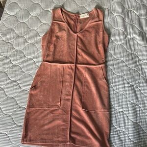 Sienna Sky Pink Sleeveless V-Neck Sheath Mini Dress